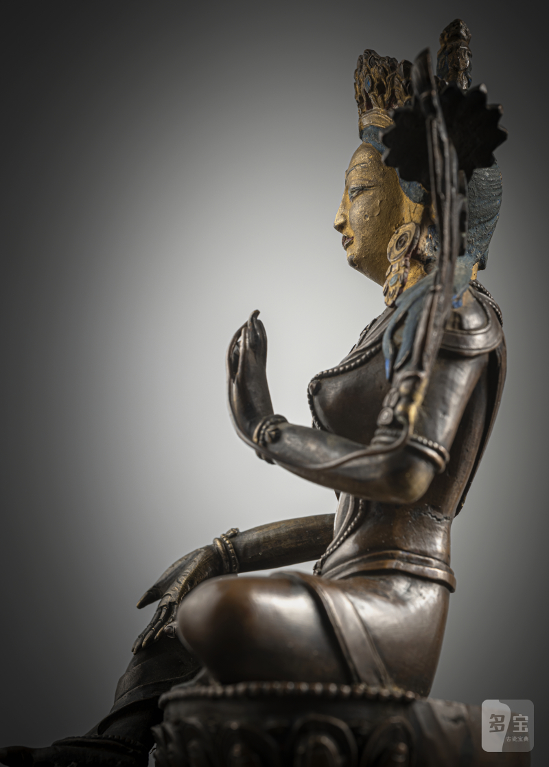A BRONZE FIGURE OF SYAMATARA - 图3